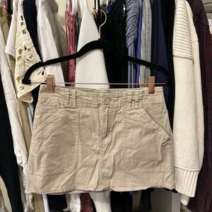 Garage cargo mini skirt